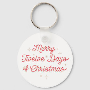 12 Days of Christmas Keychain