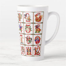 12 Days of Christmas Latte Mug