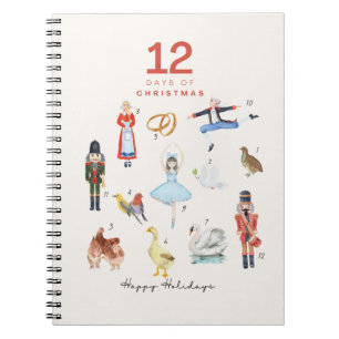 12 DAYS OF CHRISTMAS NOTEBOOK
