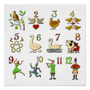 12 Days of Christmas Poster