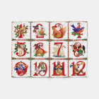 12 Days Of Christmas Quilt Print Gifts