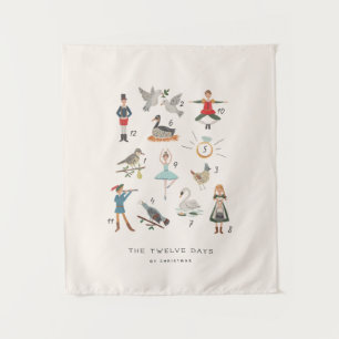 12 Days of Christmas Tapestry