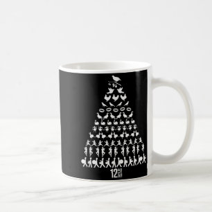 12 Days Of Christmas Tree Clic Holiday Christmas C Coffee Mug