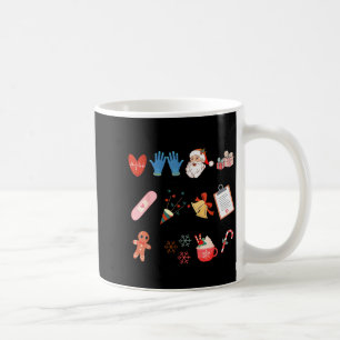 12 Days Of Cna Life Nurse Merry Christmas Pajamas  Coffee Mug