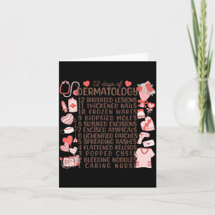 12 Days Of Dermatology Valentines Dermatologist De Card
