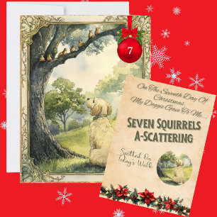 12 Days Of Doggie Christmas Day 7 Holiday Card