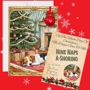 12 Days Of Doggie Christmas Day 9 Holiday Card