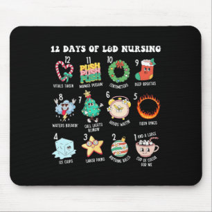 12 Days Of Landd Unit Nursing Labour And Delivery Mouse Pad