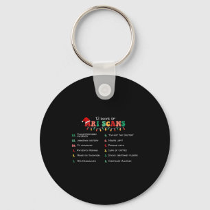 12 Days Of Mri Scans Christmas Radiology Technolog Key Ring