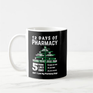 12 days of pharmacy chrismas pharmacy pharmacy chr coffee mug