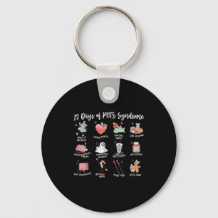 12 Days Of Pots Syndrome Christmas Dysautonomia Aw Key Ring