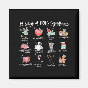 12 Days Of Pots Syndrome Christmas Dysautonomia Aw Magnet