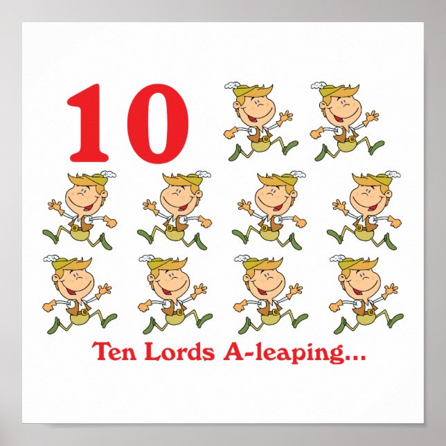 12 days ten lords a-leaping poster (Front)