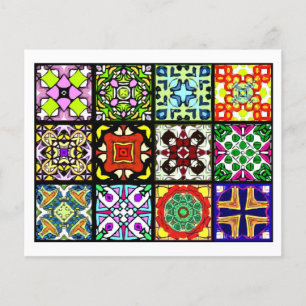 12 Different Tea Bag Tiles - Origami Folding Flyer