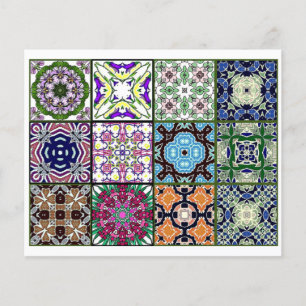 12 Different Tea Bag Tiles - Origami Folding Flyer