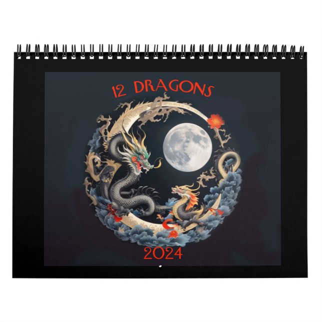 12 DRAGONs Calendar (Cover)
