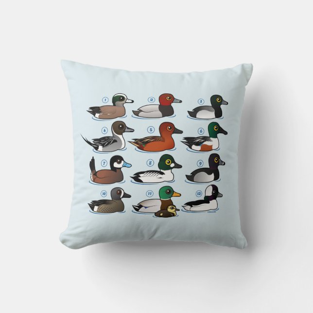 12 Ducks with Key Cushion (Front)