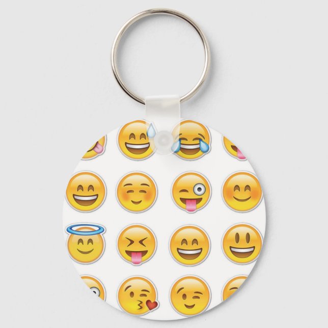 12 Emoji Key Ring (Front)