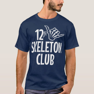 12 Ft Skeleton Club Giant Skelly Halloween Inferno T-Shirt