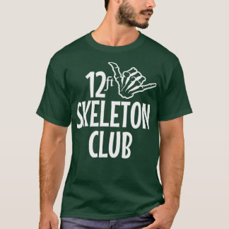 12 Ft Skeleton Club Giant Skelly Halloween Inferno T-Shirt