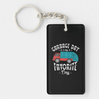 12.Garbage Truck for a Garbage Trucks Fan Key Ring