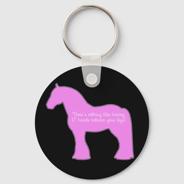 12 Hands Draught Horse Key Ring (Front)