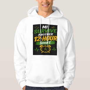 12 hour shift Custom Jamaican CNA/Nurse Hoodie