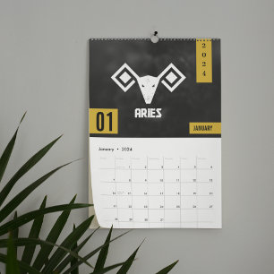 12 Indian Zodiac Astrology Signs Calendar