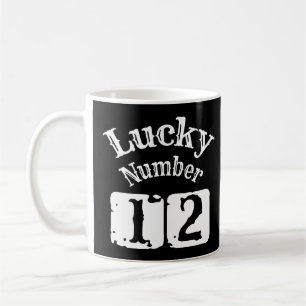12 - Lucky Number 12 Luck Coffee Mug