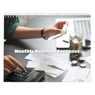 12 Month 2027 Calendar Business Expense Sheets