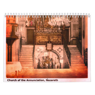 12-Month Annual Christian Holy Land  Calendar