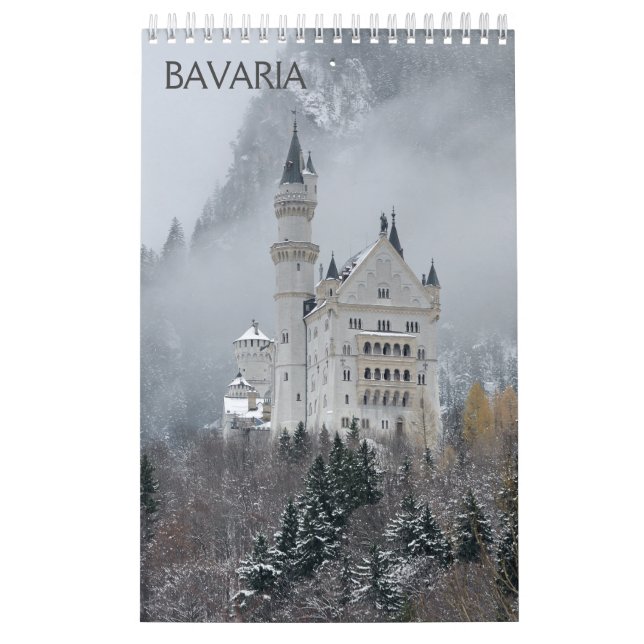 12 month Bavaria Wall Calendar (Cover)