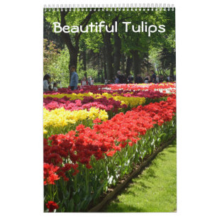 12 month Beautiful Tulips Calendar