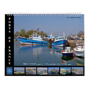 12 month calendar of french ports