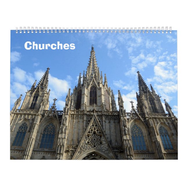 12 month Churches Photo wall Calendar (Cover)