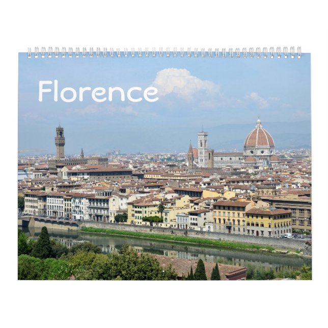 12 month Florence, Italy Photo Calendar (Cover)