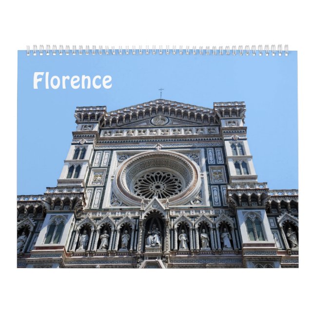 12 month Florence, Italy Photo calendar (Cover)