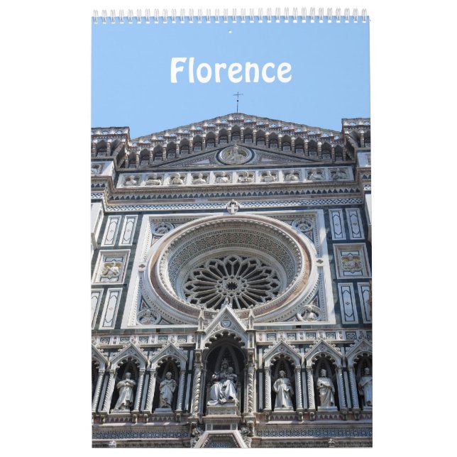 12 month Florence, Italy Photo calendar (Cover)