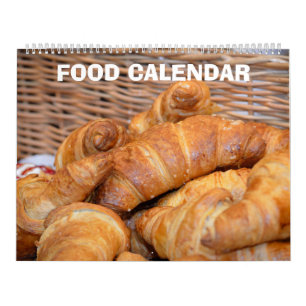 12 month Food Images collection Calendar