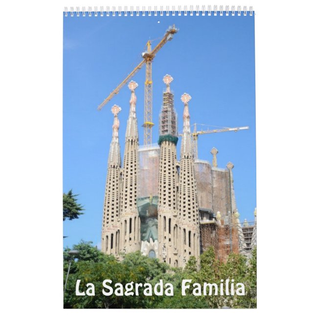 12 month La Sagrada Familia Photo Calendar (Cover)
