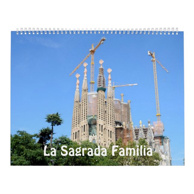 12 month La Sagrada Familia Photo Calendar (Cover)
