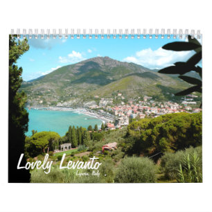 12 Month Lovely Levanto, Italy Calendar