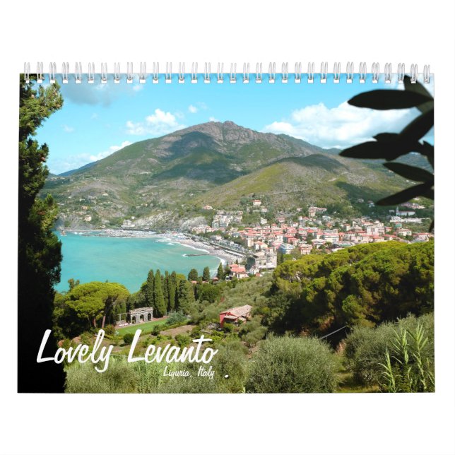 12 Month Lovely Levanto, Italy Calendar (Cover)