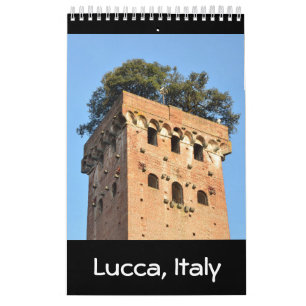 12 month Lucca, Italy Photo Calendar