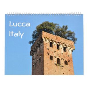 12 month Lucca, Italy Photo Calendar