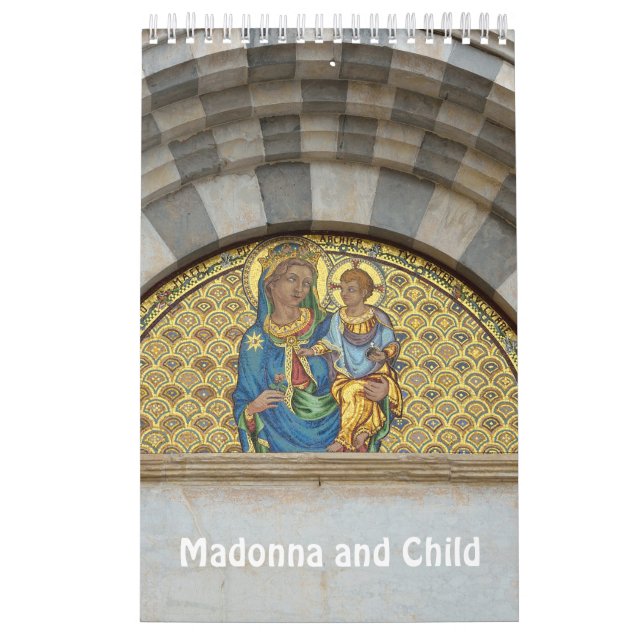 12 month Madonna and Child Calendar (Cover)