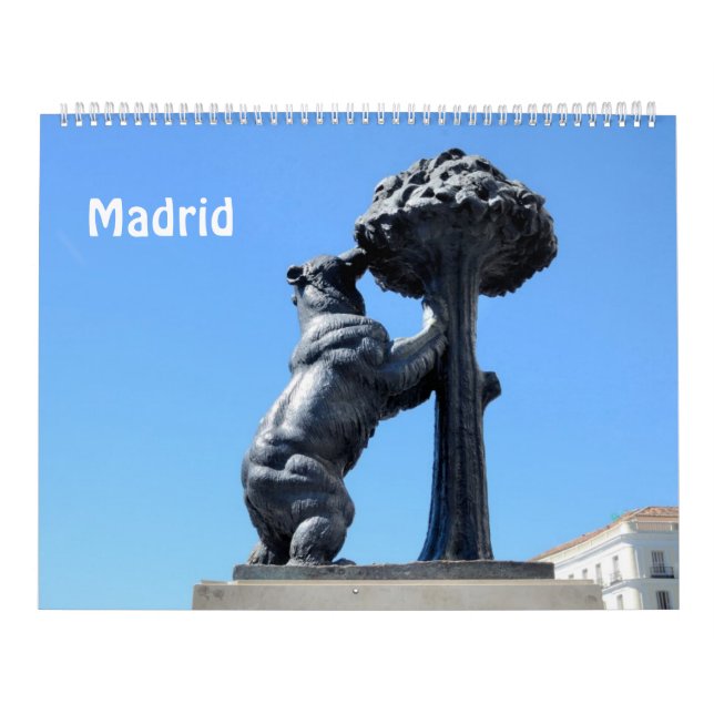 12 month Madrid Photo calendar (Cover)