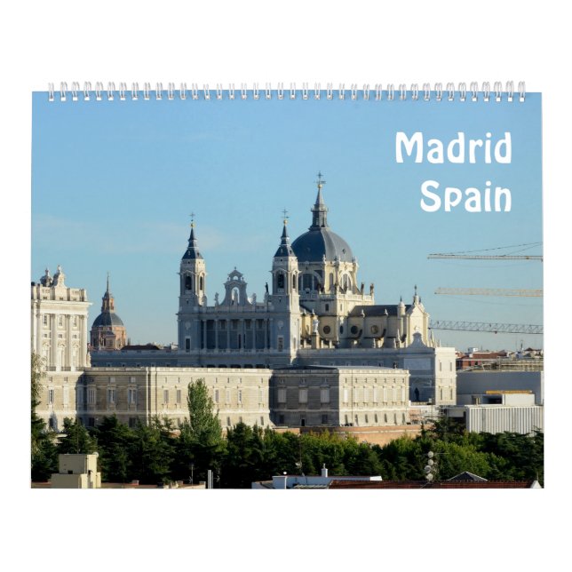 12 month Madrid, Spain Photo Calendar (Cover)