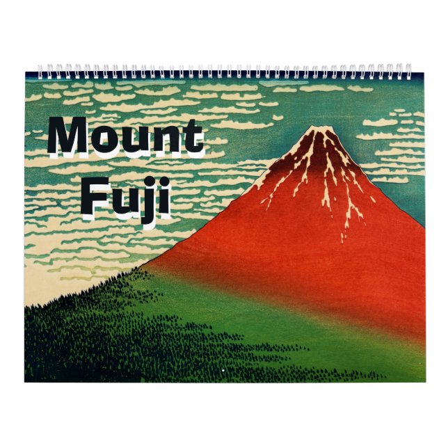 12 month Mount Fuji Calendar (Cover)