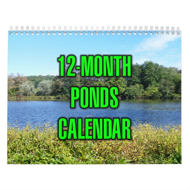 12-Month Ponds Calendar (Cover)
